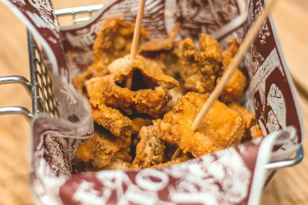 Baked Parmesan Chicken Bites Garlic Aioli