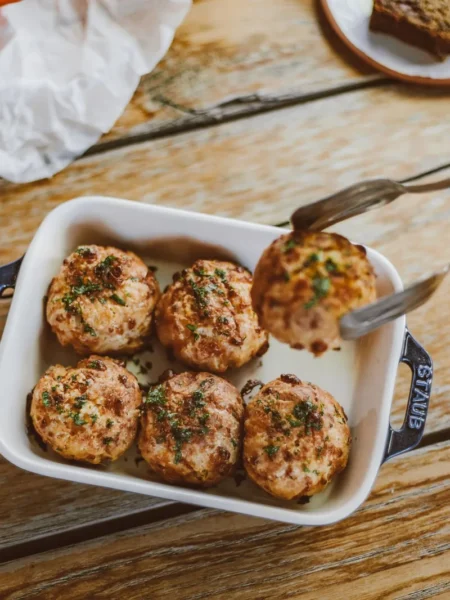 Baked Turkey Meatballs
