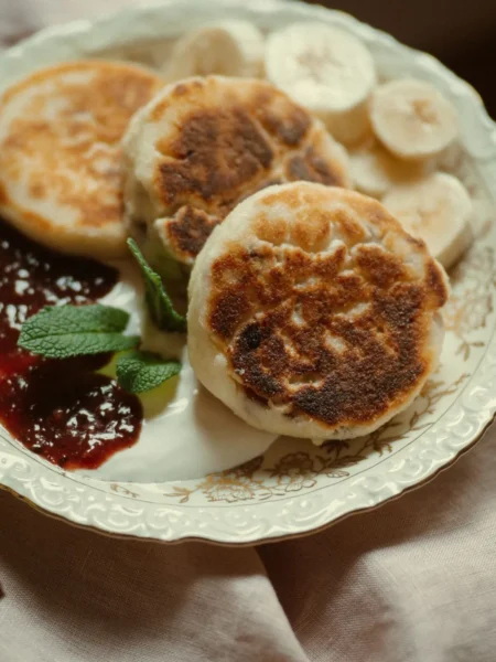 Banana Cheese Pancakes