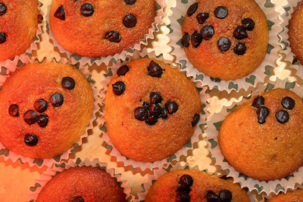 Banana Chocolate Chip Muffins 2