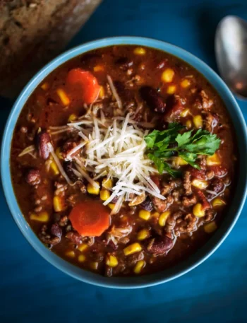 Barley Soup With Ground Beef