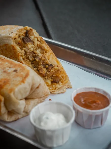 Bean And Cheese Breakfast Burrito