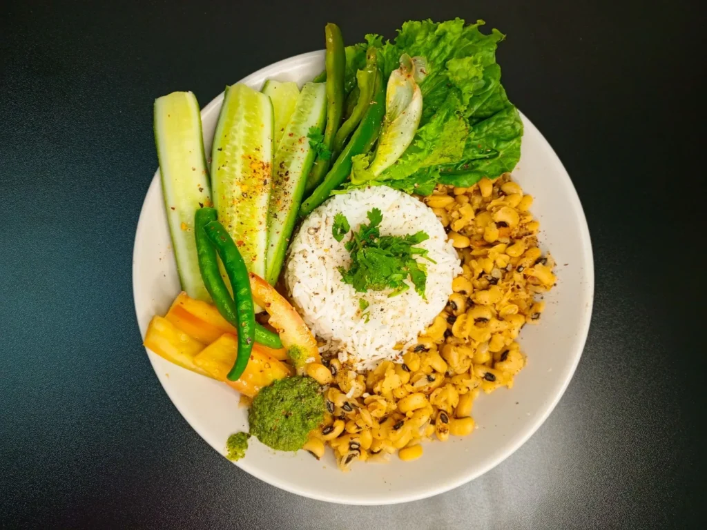 Black Eyed Peas With Collard Greens