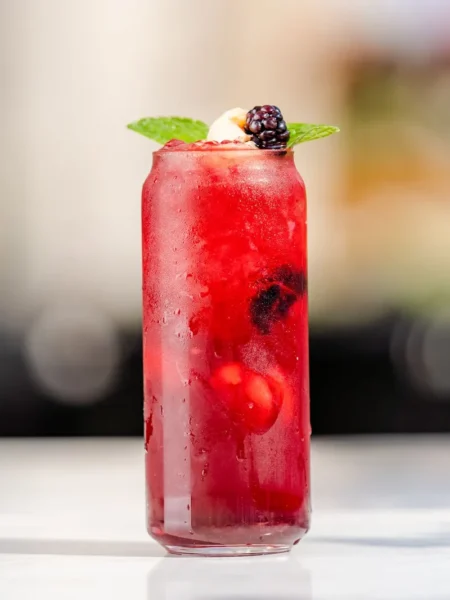 Blackberry Paloma Mocktail