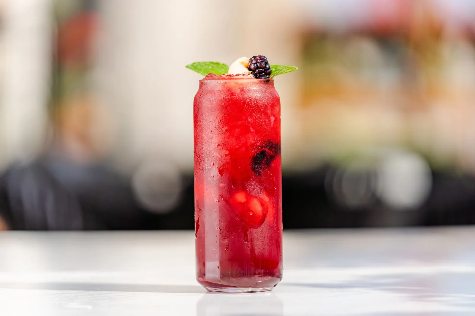 Blackberry Paloma Mocktail