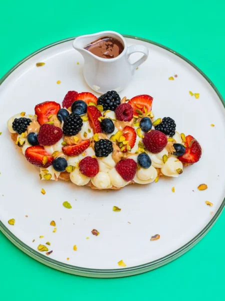 Blackberry Pistachio Toast
