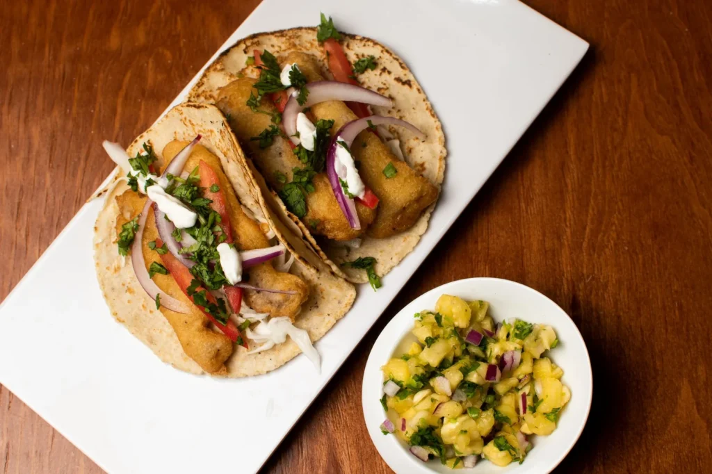 Blackened Mahi Mahi Tacos With Jalapeno Pineapple Salsa