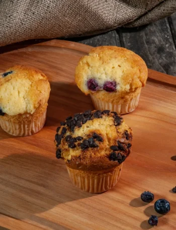 Blueberry And White Chocolate Muffins