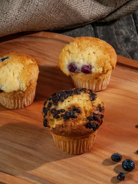 Blueberry And White Chocolate Muffins