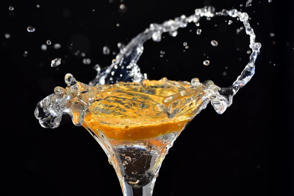Blueberry Lemon Drop Martini