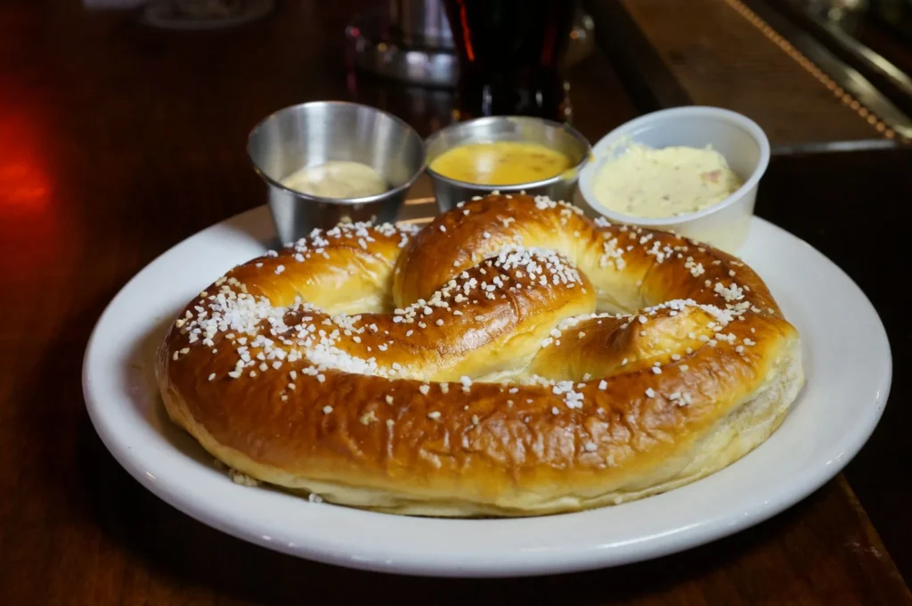 Brioche Pretzels With Smoked Gouda Beer Cheese Dip