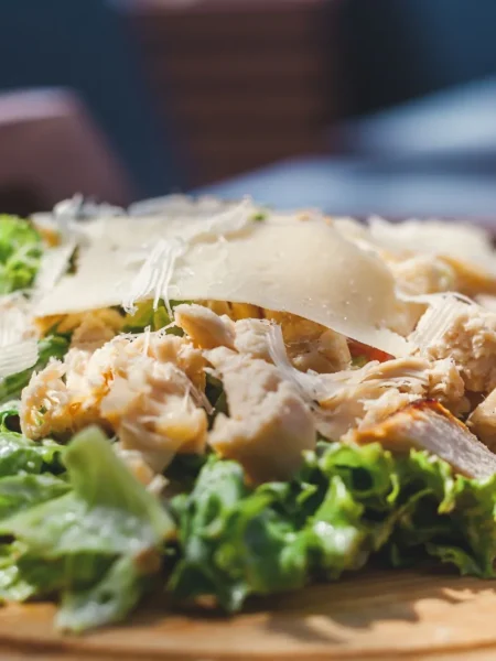 Chicken Caesar Salad In A Jar