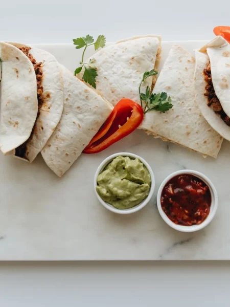 Chicken Fajita Wraps With Creamy Cilantro Lime Sauce