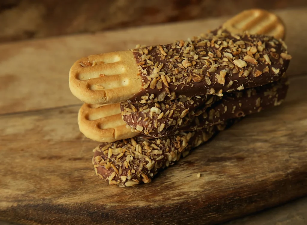 Chocolate Dipped Icebox Cookies