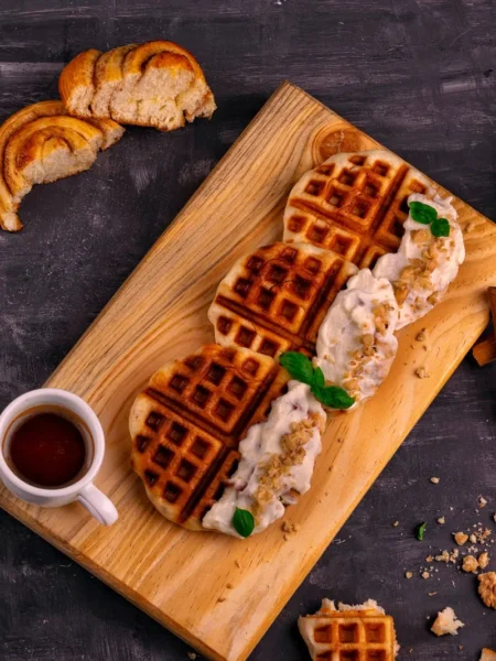 Cinnamon Raisin Waffles