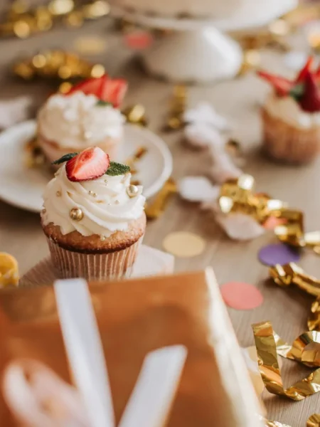 Confetti Cupcakes Orange Cream Cheese Frosting