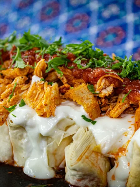 Creamy Chicken Enchiladas