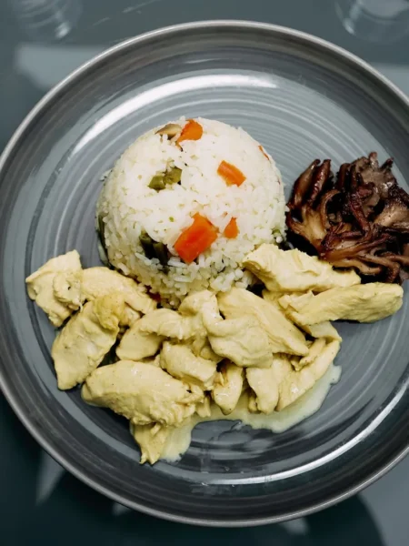 Creamy Mushroom Chicken And Rice