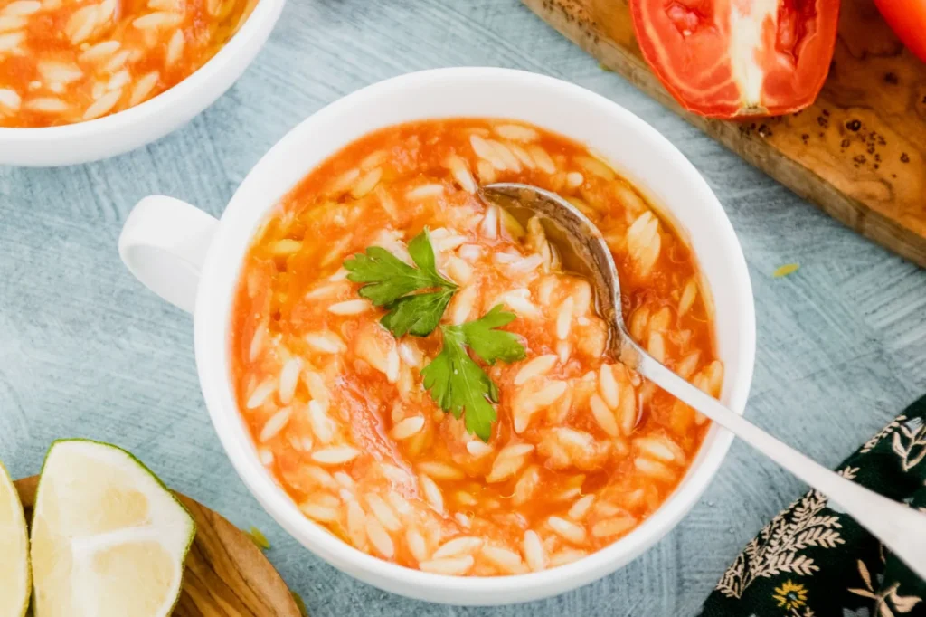 Creamy Tomato Orzo Soup