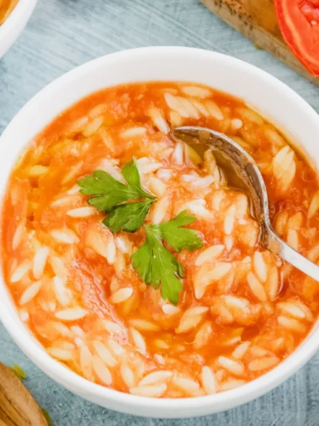 Creamy Tomato Orzo Soup