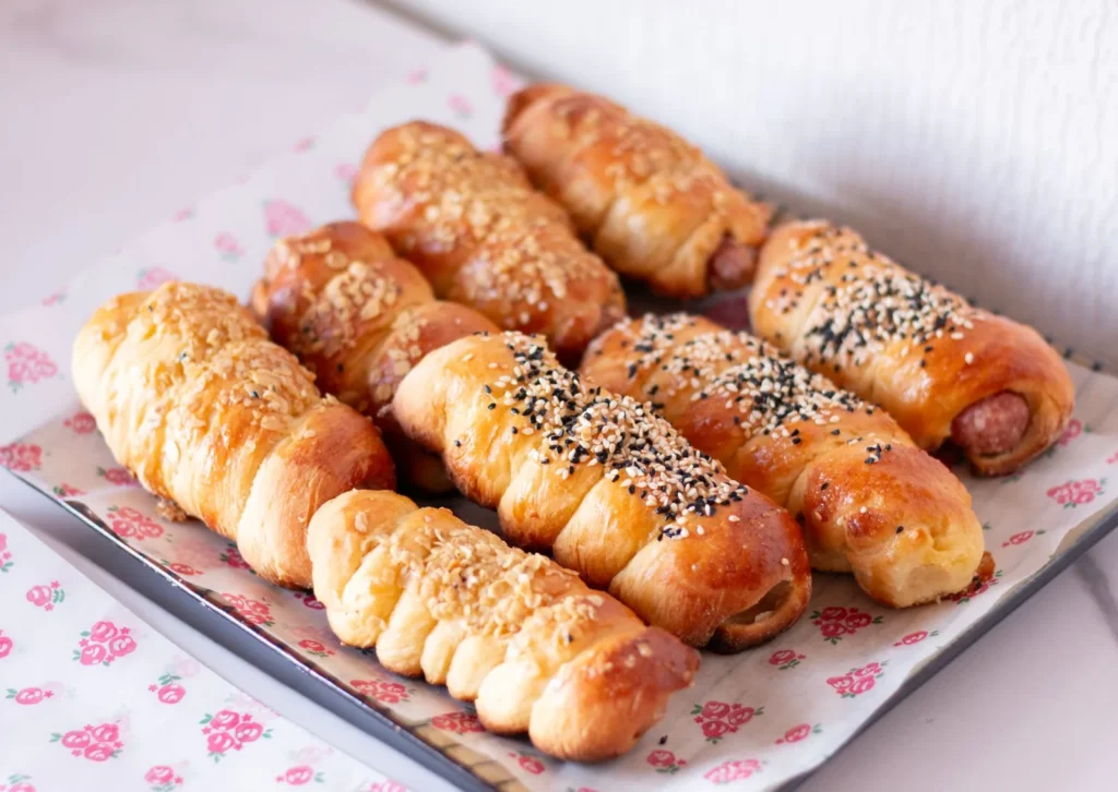 Crescent Roll Mummy Hot Dogs