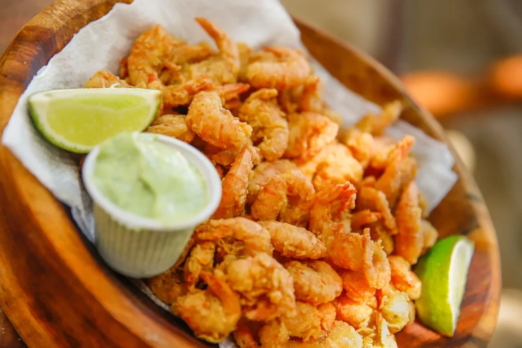 Crispy Shrimp Poboy With Old Bay Sauce