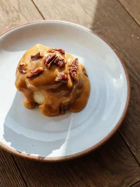 Easy Caramel Pecan Cinnamon Rolls