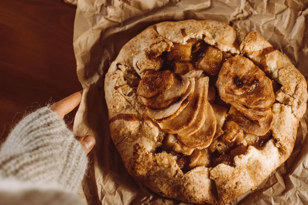 Easy Cinnamon Sugar Apple Galette