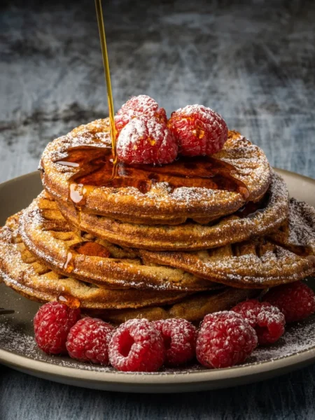 Easy Pumpkin Waffles