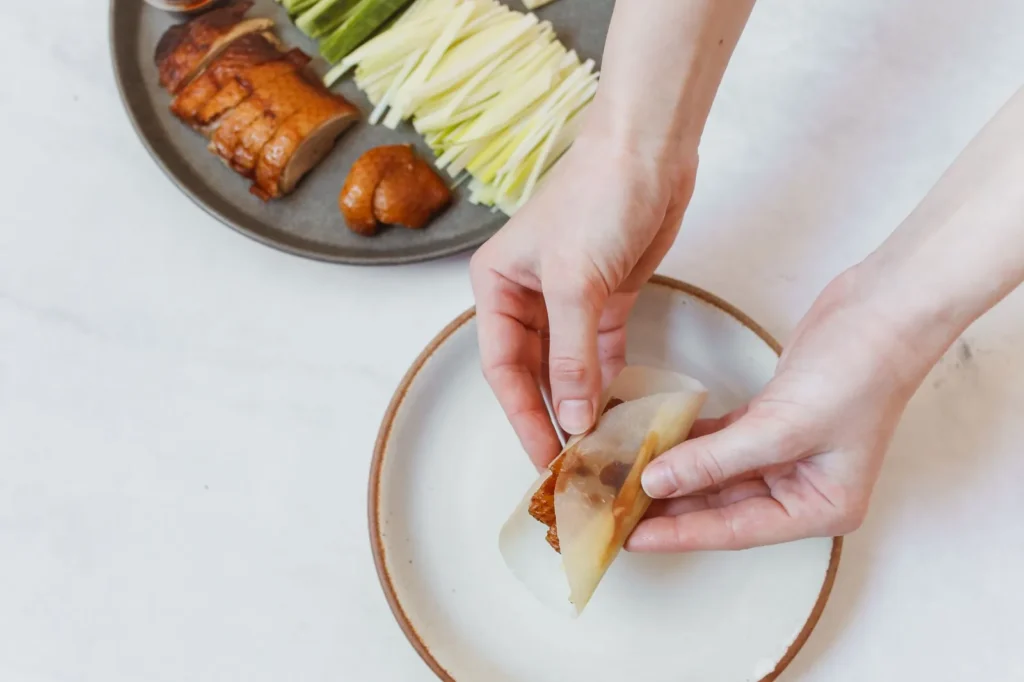 Egg Rolls With Duck Sauce
