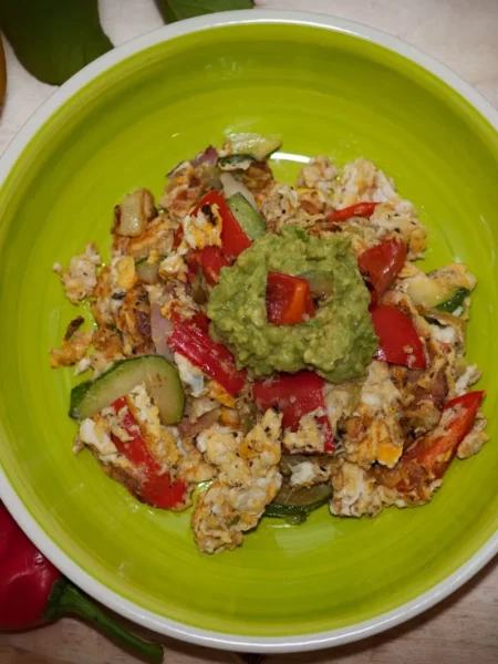 Egg Vegetable Scramble