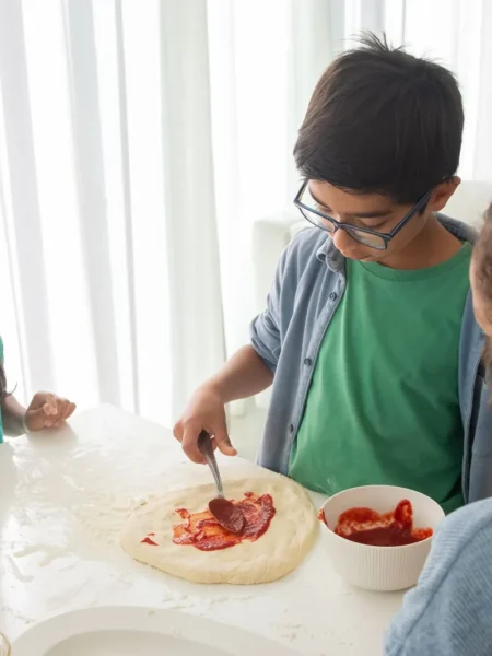 family pizza night recipe homemade dough