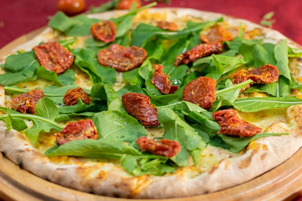 Farfalle With Sun Dried Tomatoes And Arugula