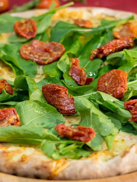 Farfalle With Sun Dried Tomatoes And Arugula