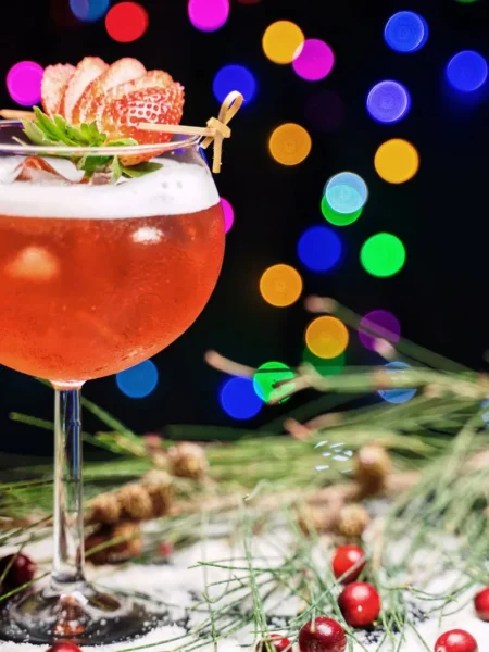 Festive Cranberry Margaritas