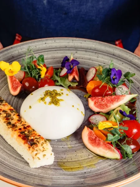Fig And Burrata Salad With Maple Vinaigrette