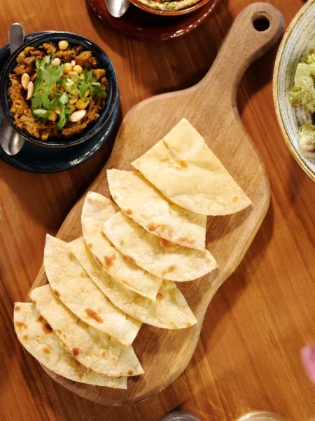 Flatbread Greek Chopped Salad