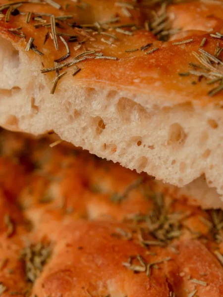 Fluffy Rosemary Rustic Bread