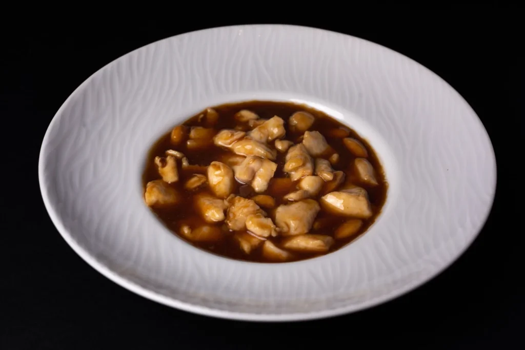 Fricasseed Chicken With Almonds