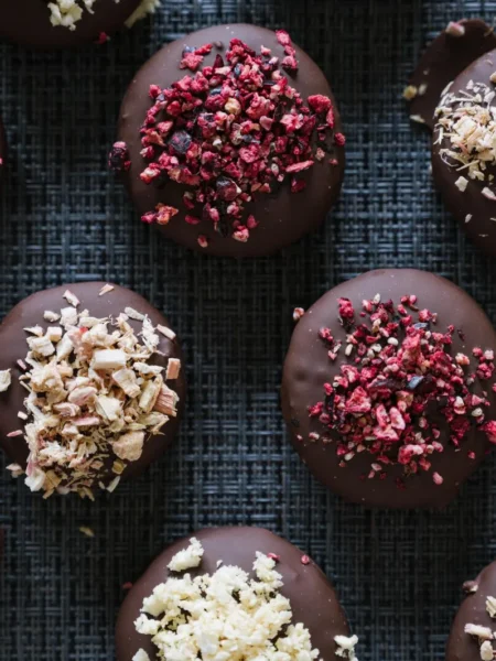 Frozen Chocolate Berry Bites