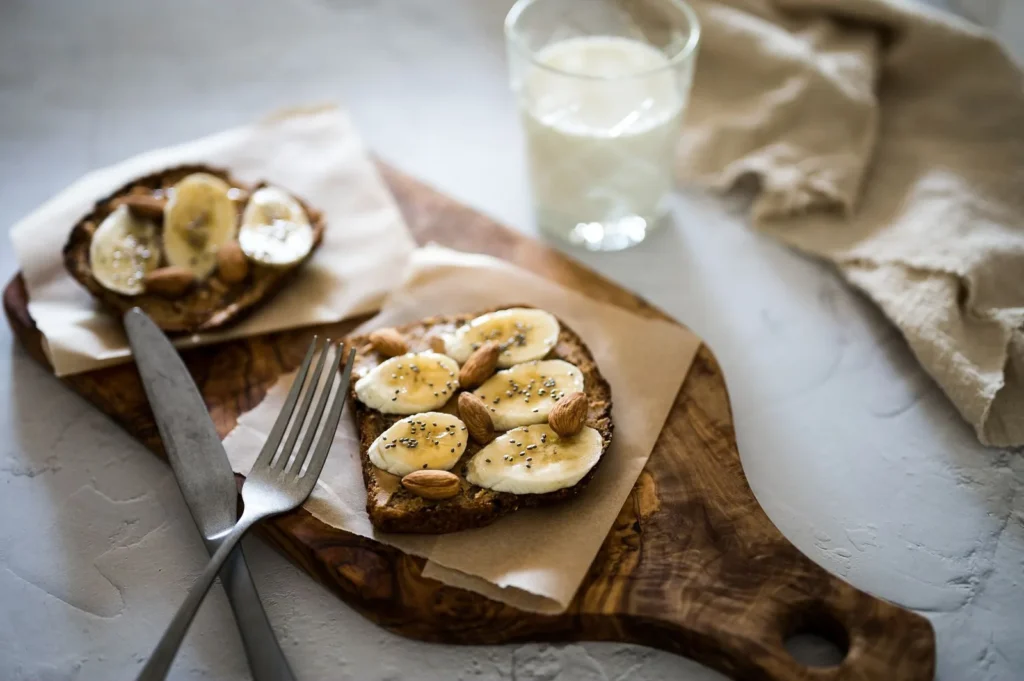 Frozen Chocolatey Banana Almond Butter Cups