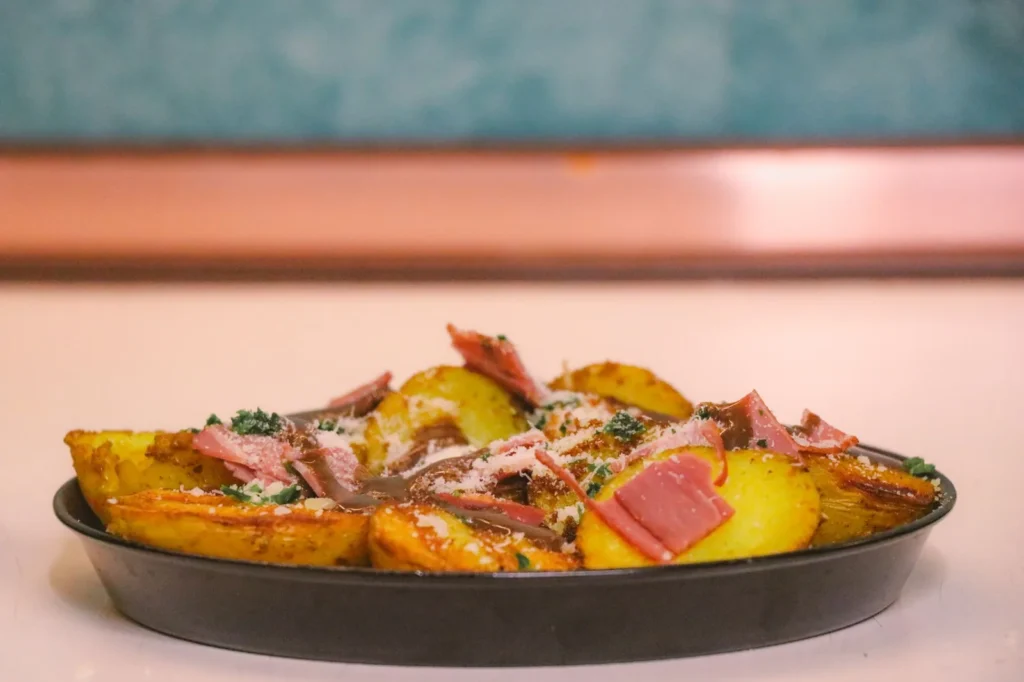 Garlic Parmesan Potato Wedges