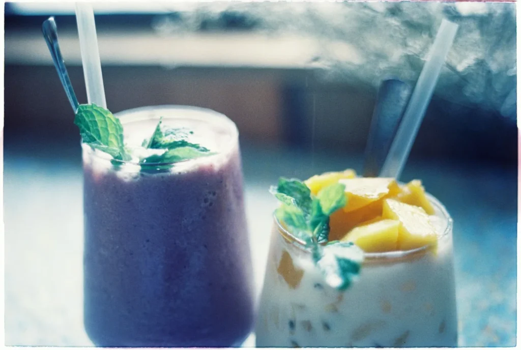 Ginger Mango Peach Smoothie