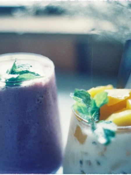 Ginger Mango Peach Smoothie