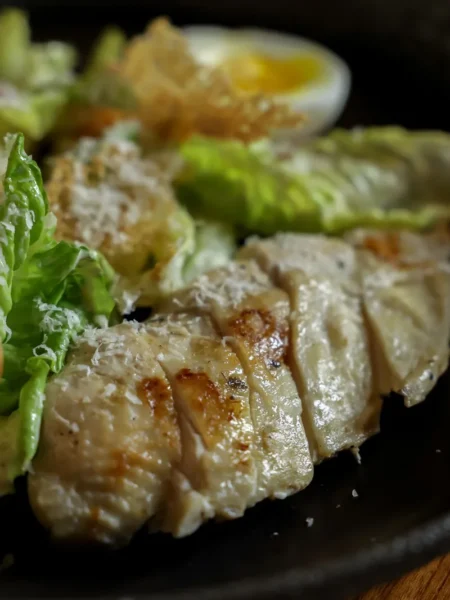 Grated Egg And Parm Salad