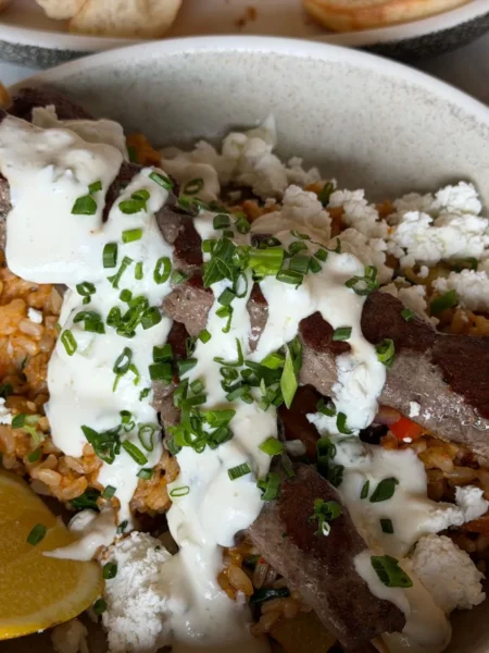 Greek Meatballs With Creamy Lemon Orzo