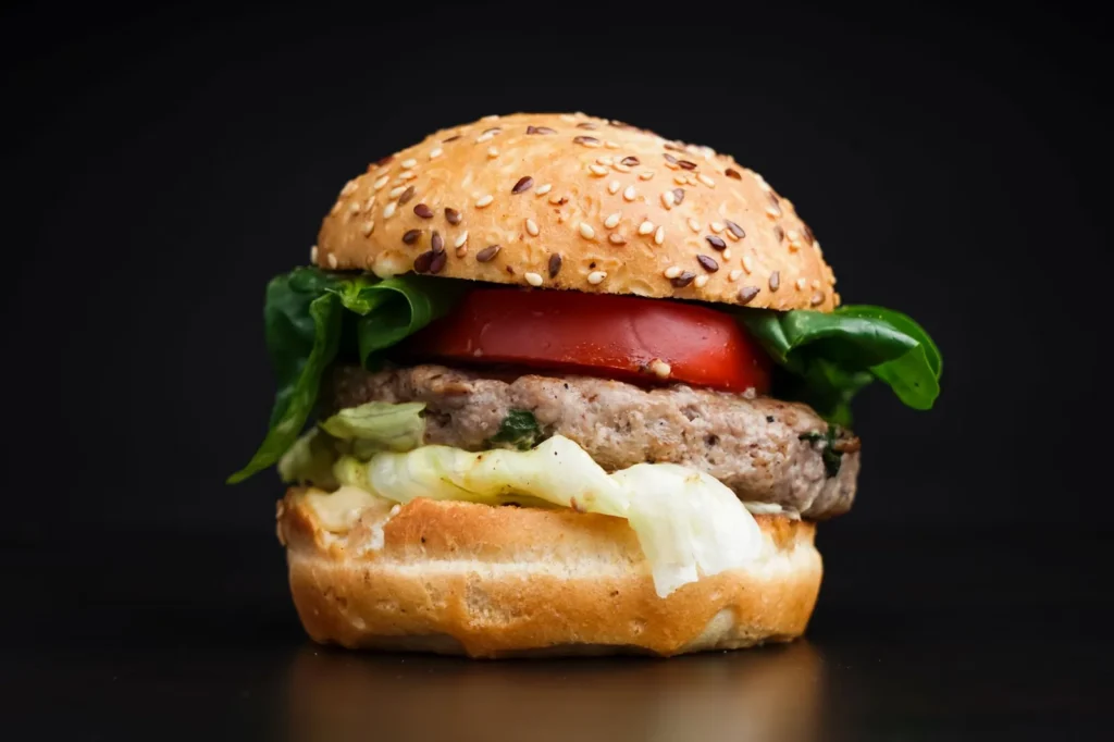 Greek Turkey Burger With Spinach
