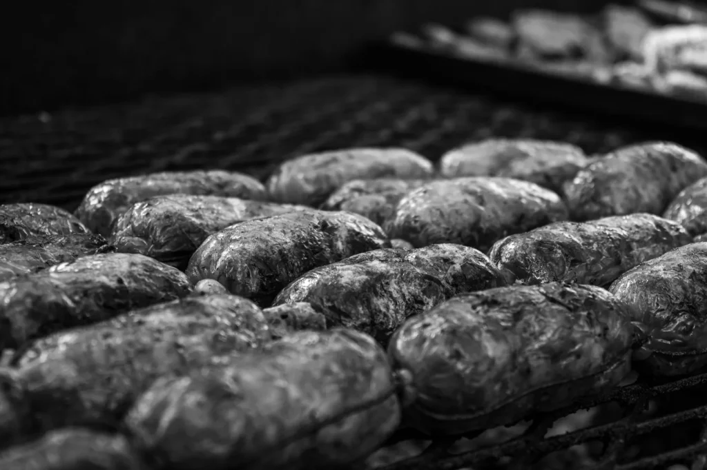 Grilled Fennel Sausage And Peperonata