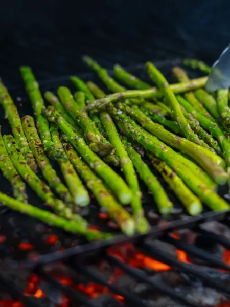 Grilled Marinated Asparagus With Gremolata