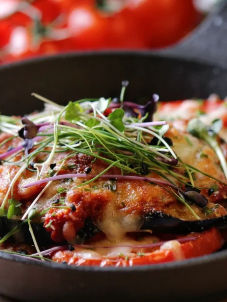 Ground Pork And Eggplant Skillet